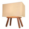 Accent Wooden Table Lamp Handcrafted Nastaran