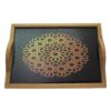 Persian Wooden Serving Tray – Mandala | Ideal for Tea, Coffee & More