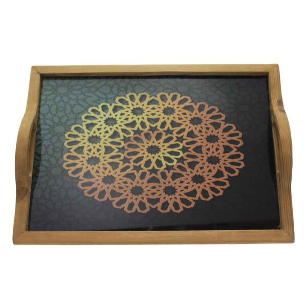 Wooden Tray Model Mandala