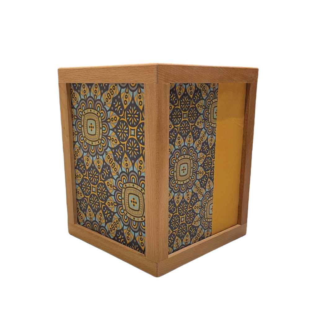 Persian Wooden Waste Basket & Tissue Box Set – Khial