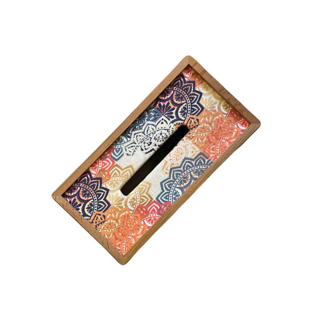 Persian Wooden Waste Basket & Tissue Box Set – Negar