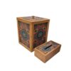 Persian Wooden Waste Basket & Tissue Box Set - Sonati