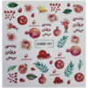 Persian Nail Stickers - Yalda Theme - Anar Design