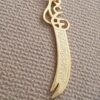 Zulfiqar Sword Necklace - Islamic Steel Sword Pendant of Imam Ali