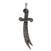 Zulfiqar Sword Necklace - Islamic Silver Sword Pendant of Imam Ali