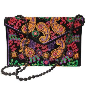 Indian Fancy Look Hand Bag Shoulder Women Boho Bag Suzani Embroidery Tote Purse  Bags