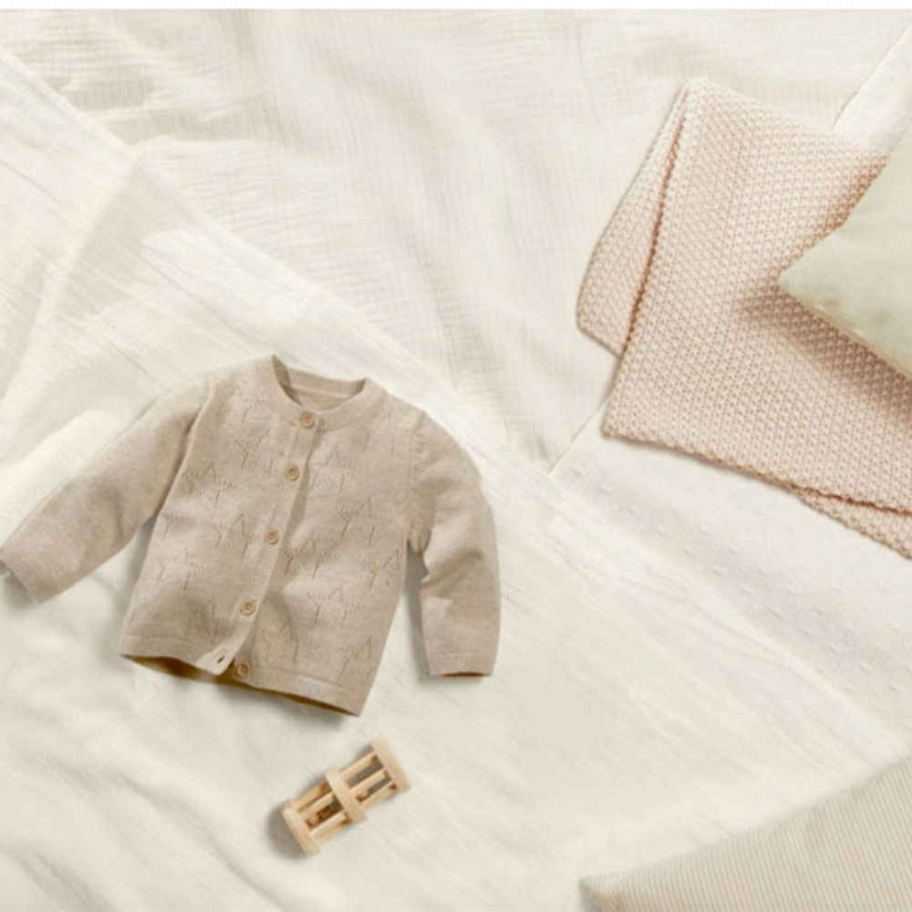 Long Sleeve Infant Knitted Cardigan Model Soshiant