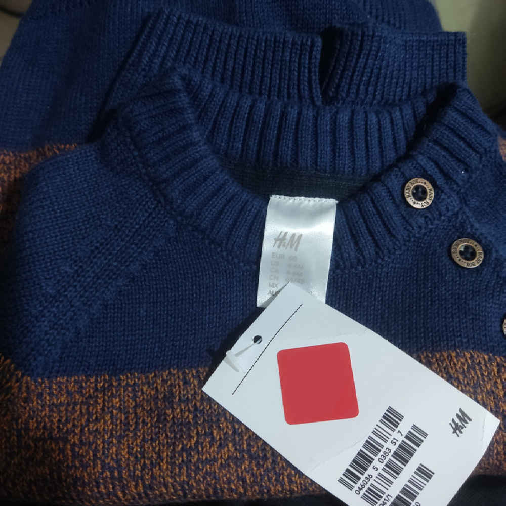 Long Sleeve Baby Knitted Sweater Model Shahin