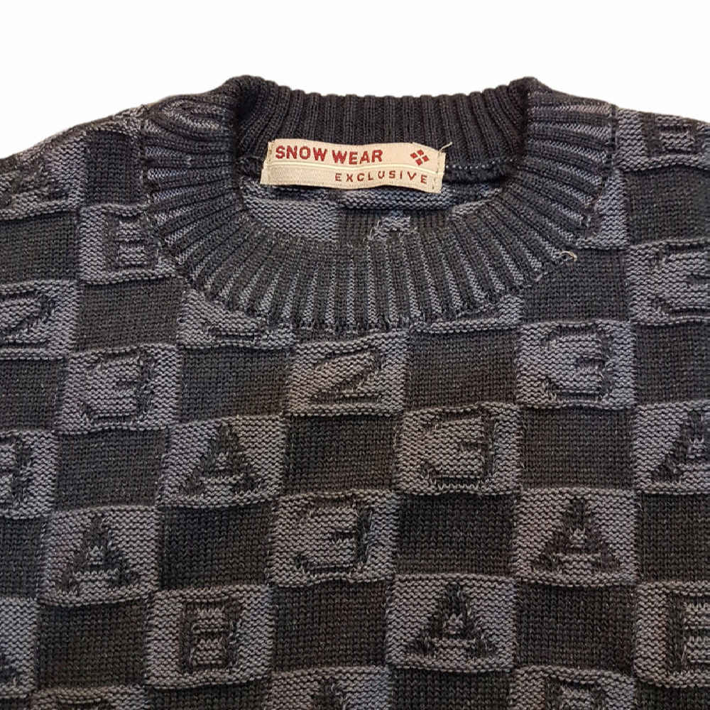 Long Sleeve Infant Knitted Sweater Model Parasto