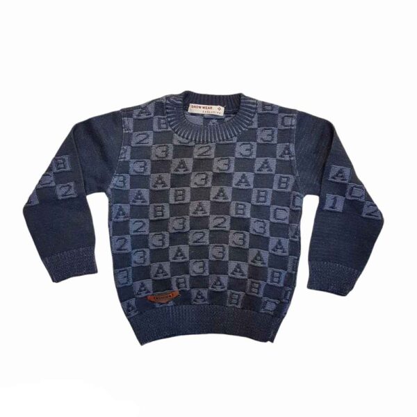 Long Sleeve Infant Knitted Sweater Model Parasto