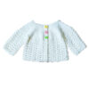 Infant White Knitted Sweater Model Nazanin