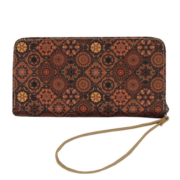 Fabric Wallet for Women with Persian Art-Inspired Shahrzad Pattern