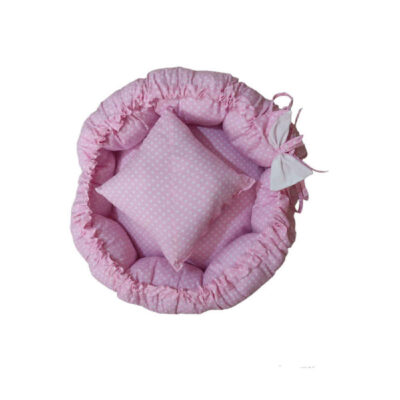 Lilac Cotton Baby Nest Model Panah