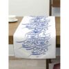 Persian Calligraphy Velvet Table Runner Model Tamana