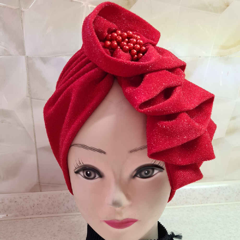 Women’s Flower Turban – Model Niko