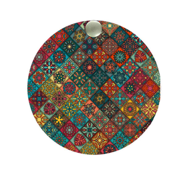 Portable Pocket Mirror with Persian Inspired Samin Design