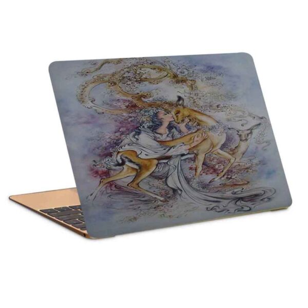 Girl & Gazelle Laptop Skin Sticker Decal