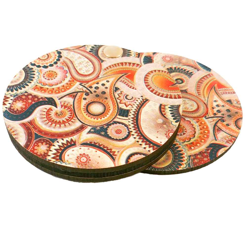 Pocket Mirror with Persian Inspired Negar Design