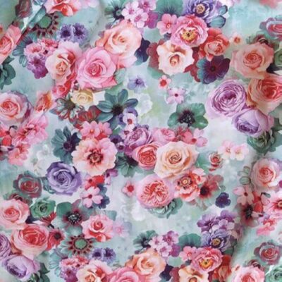 Islamic Namaz Chador with Sleeves for Women Ideal for Praying – Floral Pattern Sama
