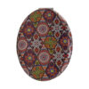 Iranian folding pocket mirror with traditional diamond motifs – Dual-Sided