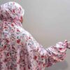 Islamic Namaz Chador with Sleeves for Women Ideal for Praying - Floral Pattern Sahar