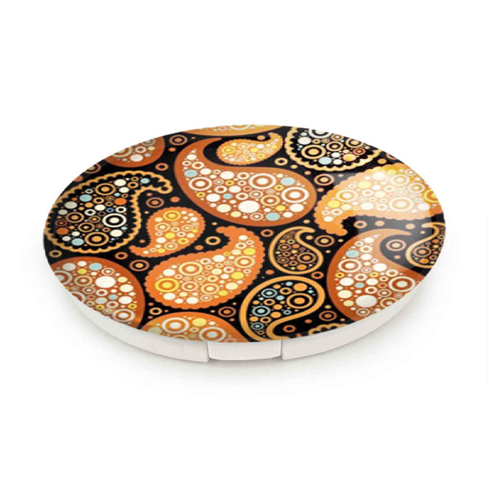 Pocket Mirror with Persian Inspired Laleh Design