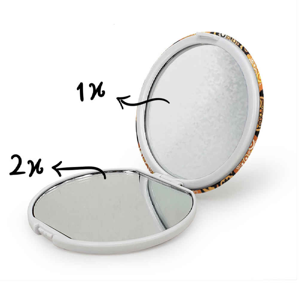 Pocket Mirror with Persian Inspired Laleh Design