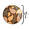Pocket Mirror with Persian Inspired Laleh Design