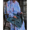 Islamic Namaz Chador with Sleeves for Women Ideal for Praying - Floral Pattern Afrooz