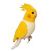 Amigurumi Stuffed Cockatiel Bird – Handmade Crochet Bird Plush Toy | Soft & Charming