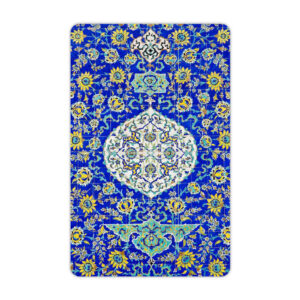 Persian Credit Card Sticker – Blue Pattern