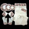 11 Piece Floral Kitchen Apron Set Model Mamisa