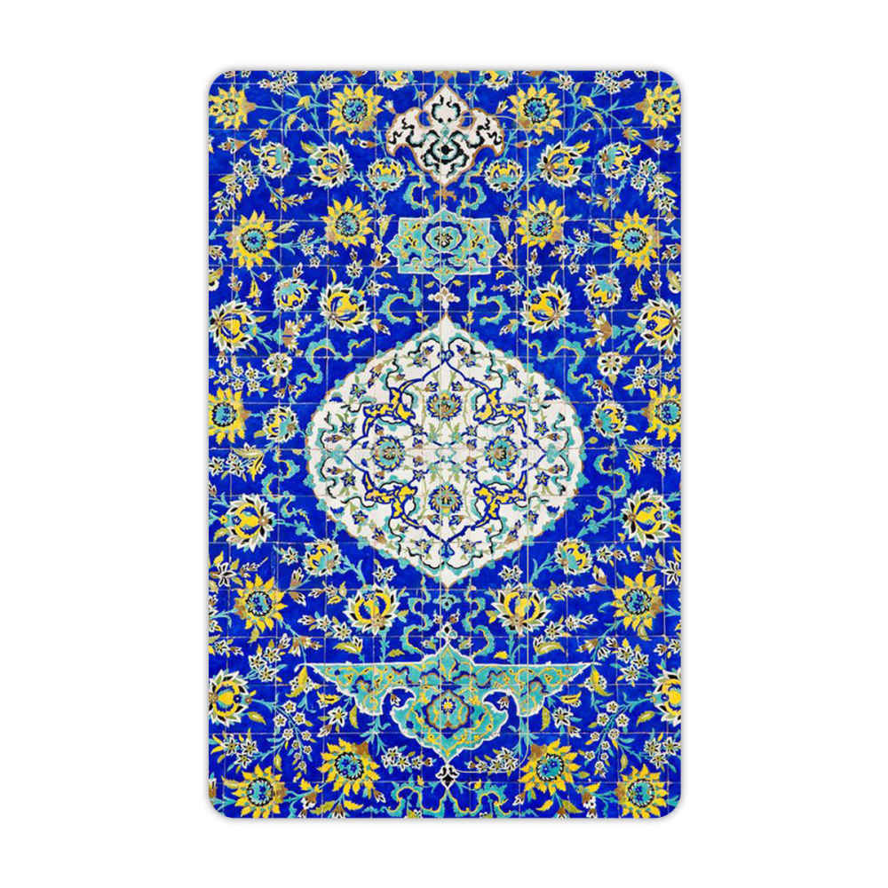 Persian Credit Card Sticker – Blue Pattern