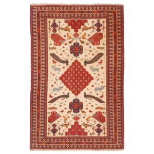 Vintage Sirjan Handwoven Persian Kilim Rug