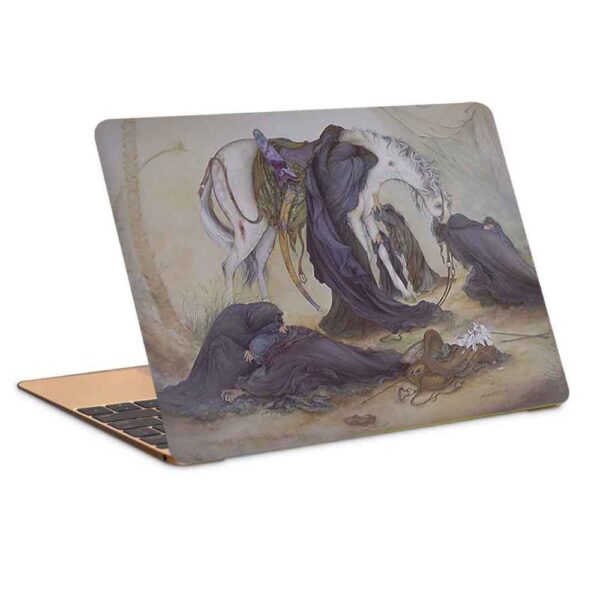 Laptop Painting Art Style Sticker Decal Model Ashoura