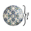 Pocket Mirror with Persian Inspired Smile Design