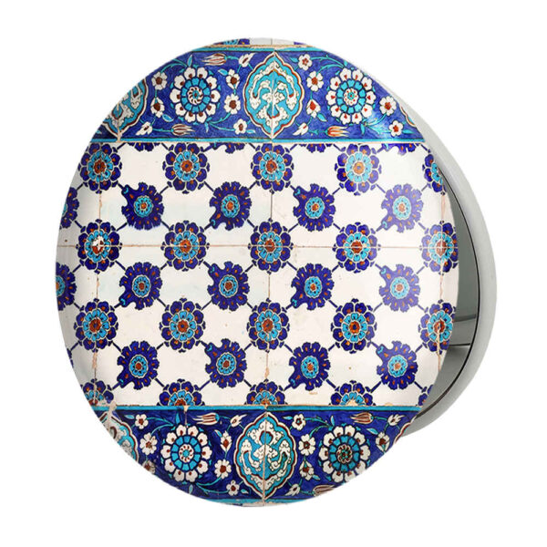 Portable Pocket Mirror with Persian Inspired Afrooz Design