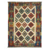 Persian Wool Kilim Rug Handwoven Qashqai Traditional