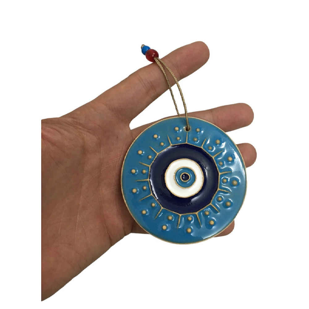 Blue Evil Eye Wall Hanging Amulet Model Star