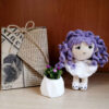 Amigurumi Handmade Crochet Doll – Curly Girl | Soft Plush Toy, Nina