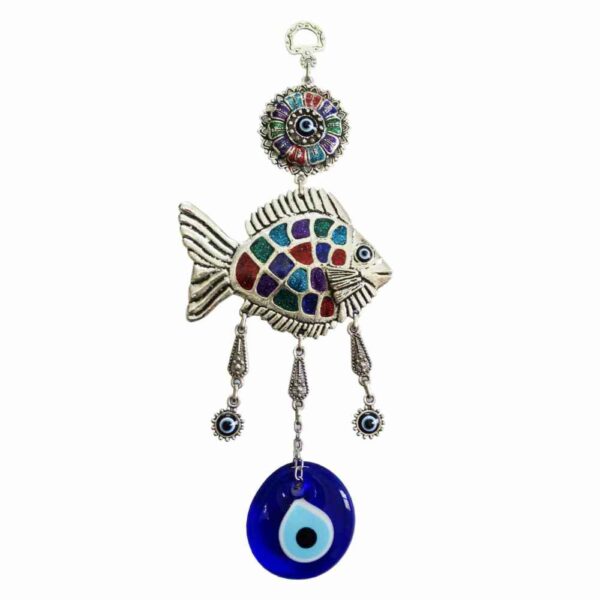 Evil Eye Wall Hanging Amulet Model Fish