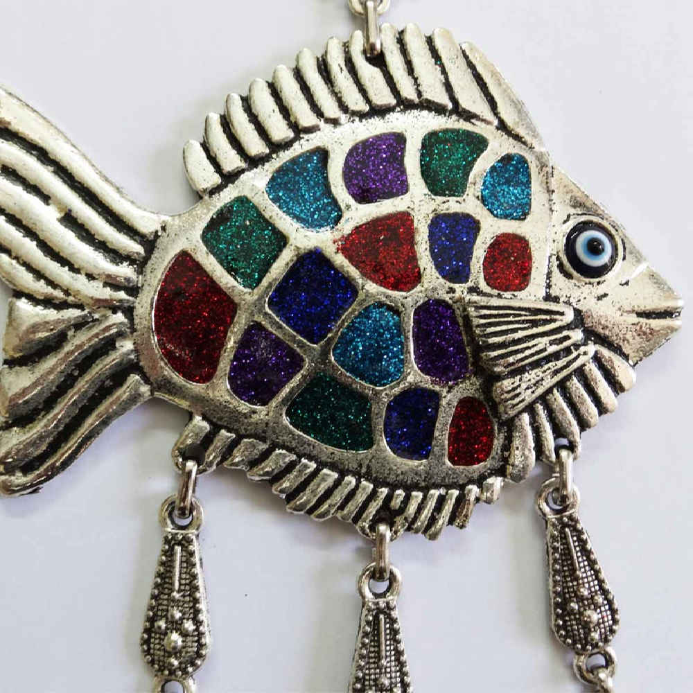 Evil Eye Wall Hanging Amulet Model Fish
