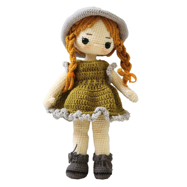 Amigurumi Handmade Crochet Stuffed Doll – Anne Shirley | Soft Plush Toy
