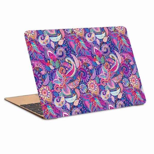 Laptop Flowers Ornament Pattern Skin Sticker