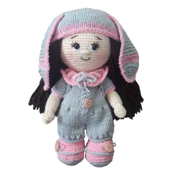 Amigurumi Handmade Crochet Stuffed Doll – Smile | Soft Plush Toy