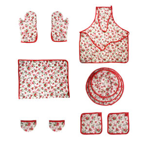 11 Piece Kitchen Apron Set