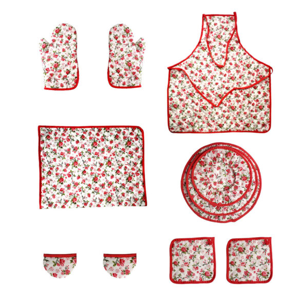 11 Piece Kitchen Apron Set Model Shadi