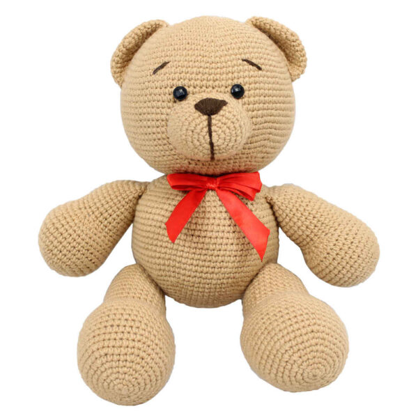 Handmade Amigurumi Stuffed Teddy Bear Animal – Model Nelson | Classic & Cuddly