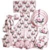 15 Pieces Floral Kitchen Apron Set Model Maral