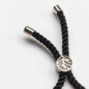 Minimalist Persian String Silver Bracelet – Black Janan Design